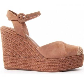 Sandalias de Mujer Montevita Wesparto3 Marrón con cuña de esparto