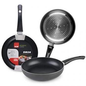 Ibili Indubasic Sartén con Mango de Baquelita, Aluminio, Negro, Ø 16 cm