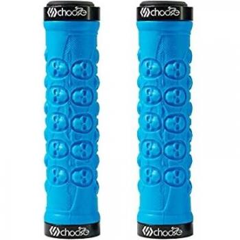 Chooee Azul BMX MTB Cycle Bicicleta de Montaña Mango de la Barra de Goma Extremo Grip