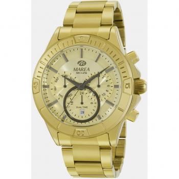 Reloj Marea Hombre B54206/4 Analógico Multifunción Dorado con Correa de Acero Inoxidable