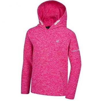 Dare 2b Canguro con Capucha para niños, Forro Polar, Infantil, Color Cyber Pink, tamaño Talla 3-4