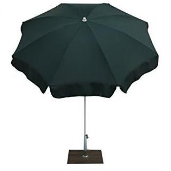 Sombrilla de Jardín Borgo Verde Oscuro - Diámetro 200 cm, Palo Central de Acero