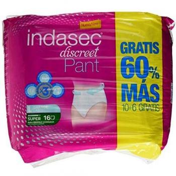 Indasec Pañal Indasec Pant Super Gd 110-140 10+6 60 g