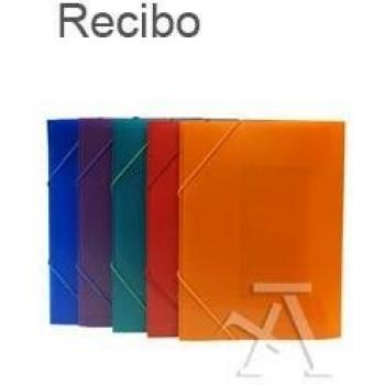 CARPETA GOMAS RECIBO 12 DPTOS SUPRA COLORES SURTIDOS