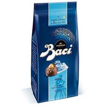 Bombones Baci Milk - Praliné de chocolate con leche y avellanas, 125 g