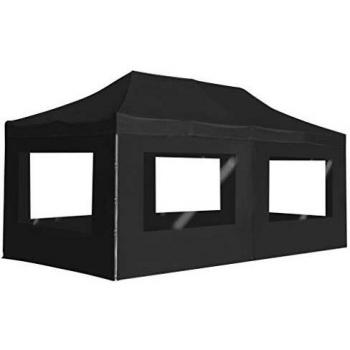 Professional Folding Party Tent with Walls, Aluminum, 6x3 m, Anthracite