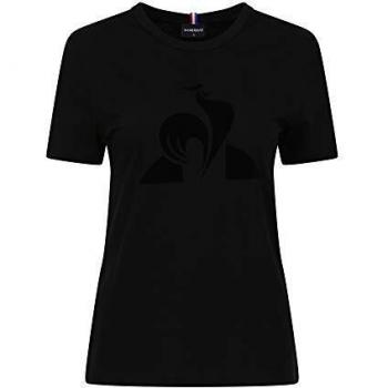 Le Coq Sportif ESS tee SS N°1 Camiseta, Mujer, Black, XL