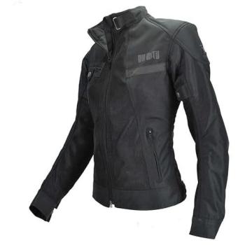 Chaqueta de Moto Verano Ruta Mujer Negra L - By City
