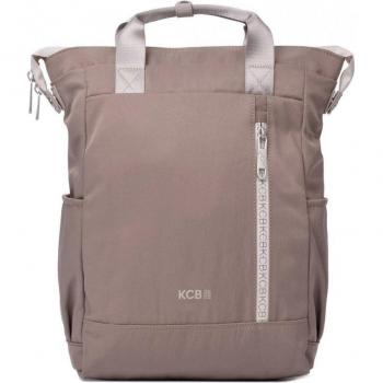 Mochila Grande Combo Taupe con Cremallera