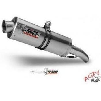 APRILIA 1000-04 RSV/08-TUONO-06/10--SILENCIADOR MIVV OVALADO ACERO INOXIDABLE-MVA004LX1 CORTO