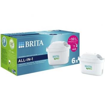 Cartucho de Filtro de Agua Brita MAXTRA PRO All-In-One - Pack de 6 (Reduce Cal, Cloro, Plomo y Pesticidas)