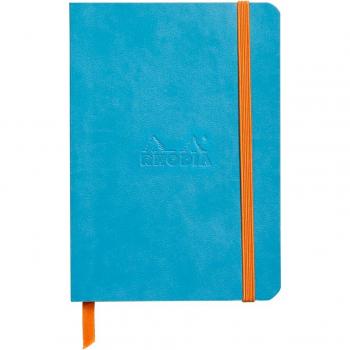 Cuaderno Rhodia 117357C - A6 - Cubierta Blanda - Dot (puntado) - Azul Turquesa