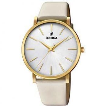 Festina Reloj Analógico para Mujer de Cuarzo con Correa en Cuero F20372/1