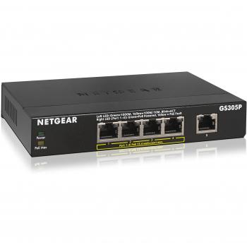NETGEAR 5-Port Gigabit Ethernet Unmanaged PoE Switch