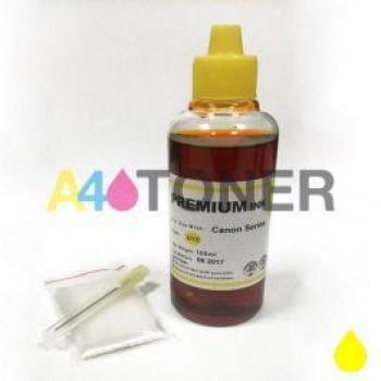 Botella de tinta universal amarilla 100 ml para HP / Lexmark / Canon / Brother