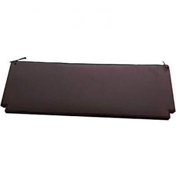 Cojín de chocolate para banco de 150 cm