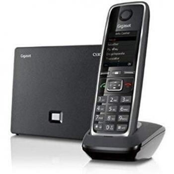 Gigaset C530 IP - Teléfono Inalámbrico con Tecnología IP, Compatible SIP, Manos Libres, Pantalla en color