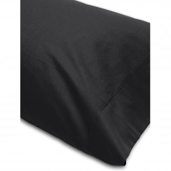 Abecé Funda Almohada Negro 45x155 cm