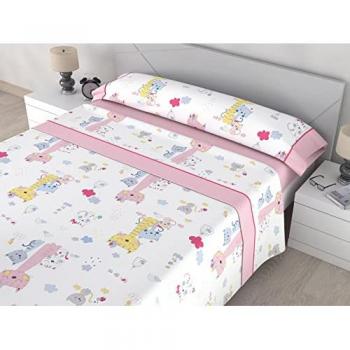 Juego de sábanas para cama de 90 cm con diseño de gatos 54662