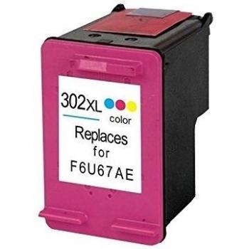 Cart, HP 302 XL Color (reman,)