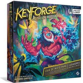Juego de Cartas - KeyForge Mutación Masiva Caja de Inicio Adéntrate en un Mundo en el Que Todo es Posible