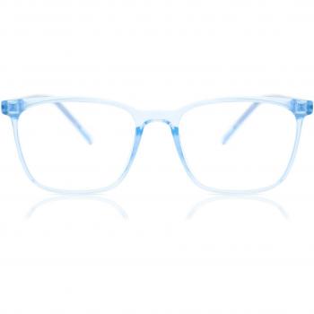 Cuadrado Armazón Completo Plástico Azul Gafas Anti-Azules para Hombre - SmartBuy Collection
