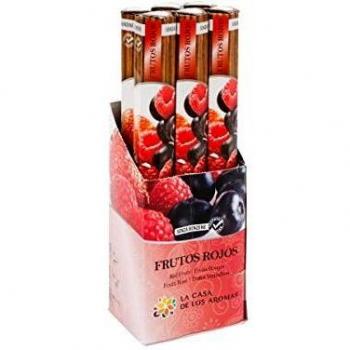 La Casa De Los Aromas - Incienso de frutos rojos 20 varillas de 24 cm
