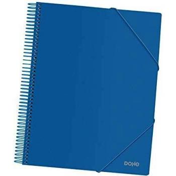 Carpeta de espiral - 30 fundas de 80 micras - Azul