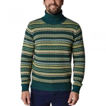 Jersey de hombre Altona cuello alto grecas verdes XXL