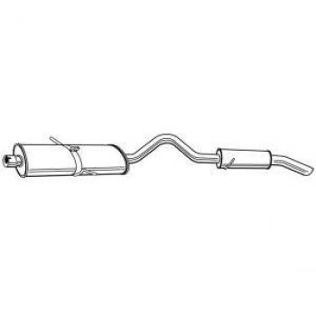 Silenciador Walker 22492 - Silenciador trasero, compatible con una variedad de vehículos, fabricado en acero inoxidable, diseño de alta calidad para reducción de ruido, fácil instalación y ajuste preciso