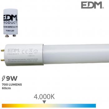 Tubo LED T8 G13 9W 800lm Luz Neutra 4000K Longitud 60cm
