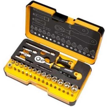 Felo 05783616 R-GO XL - Set de 36 herramientas con llave de carraca Ergonic