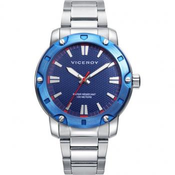 Reloj Viceroy Heat de hombre acero con esfera azul