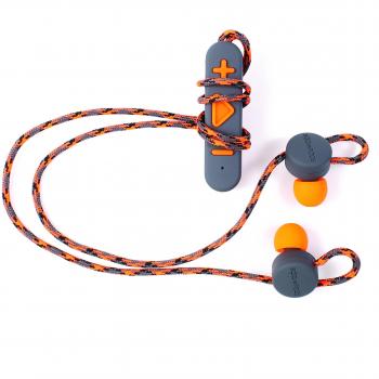 Boompods retrobuds Dentro de oído Binaural Inalámbrico Gris, Naranja - Auriculares