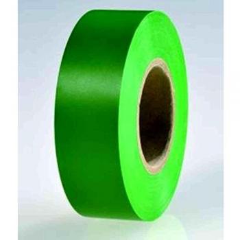 Cinta aislante de color Verde HellermannTyton, 15mm x 10m, grosor 0.15mm, PVC, apta para uso interior y exterior