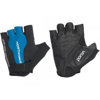 Guantes Mtb Sin Dedos Northwave 2017 Flash Short Negro-Azul