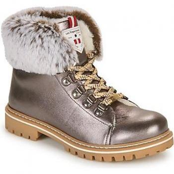 Les Tropéziennes by M. Belarbi Women's Lacen Mid Ankle Boots, Bronze