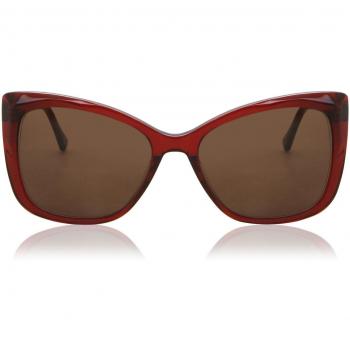 Cat Eye Full Rim Plastic Women’s Prescription Sunglasses Red Size 54 - SmartBuy Collection