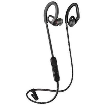 Plantronics BackBeat Fit 350 Bluetooth Auricular Deportivo, En la Oreja, Negro-Gris, Uni