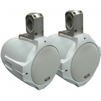 PYLE PLMRW85 8 Inch Marine Wake Board Style Speaker - White