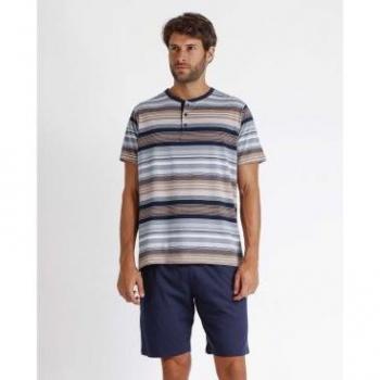 ANTONIO MIRO Pijama Tapeta Manga Corta Mackenzie para Hombre