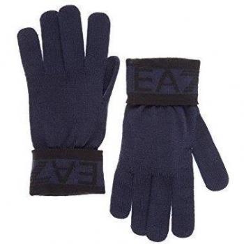 Emporio Armani EA7 guantes de hombre nuevo train visibility blu EU M 275562 6A393 02836