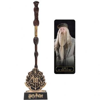 Cinereplicas Bolígrafo Harry Potter con Soporte Mágico Albus Dumbledore y Expositor de 9 Unidades