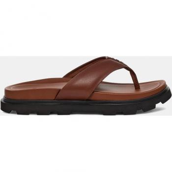 UGG - Sandalias Capitola Flip de hombre, color marrón, talla 44
