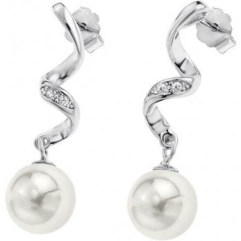 Pendientes Perla Time Road WS01809 Plata Mujer