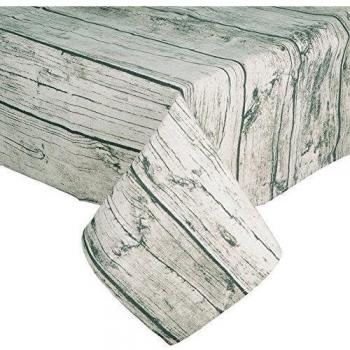 aihometm Mantel de mesa, diseño retro cotton-flax para suelos de madera diseño efecto gamuza de mesa rectangular de té comedor mejor decoración, mediano