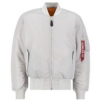 Pastel Grey Reversible MA-1 Bomber Jacket for Men