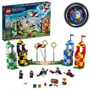 LEGO Harry Potter - Partido de Quidditch, Set de Construcción de Juguete del Deporte de Hogwarts