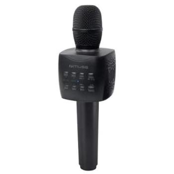 Micrófono Karaoke Bluetooth Muse M-1018MRW Negro
