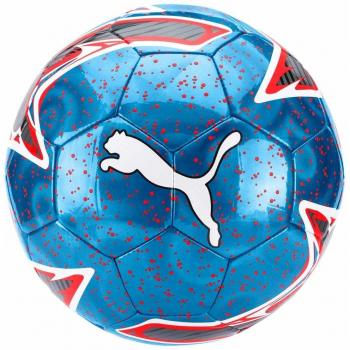 Puma One Laser Ball Balón de Fútbol, Unisex Adulto, Bleu Azur/Red Blast White, 4